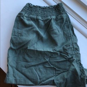 High waisted pull on shorts